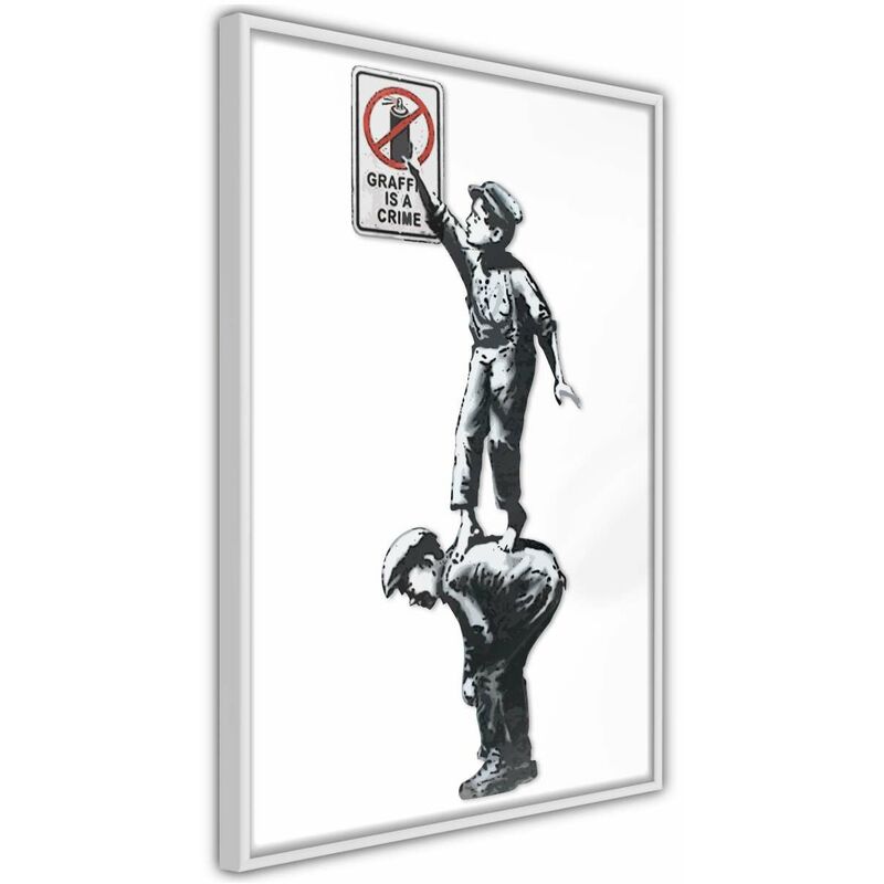 

Rtgs - Póster - Banksy: Graffiti Is a Crime Medidas 40X60