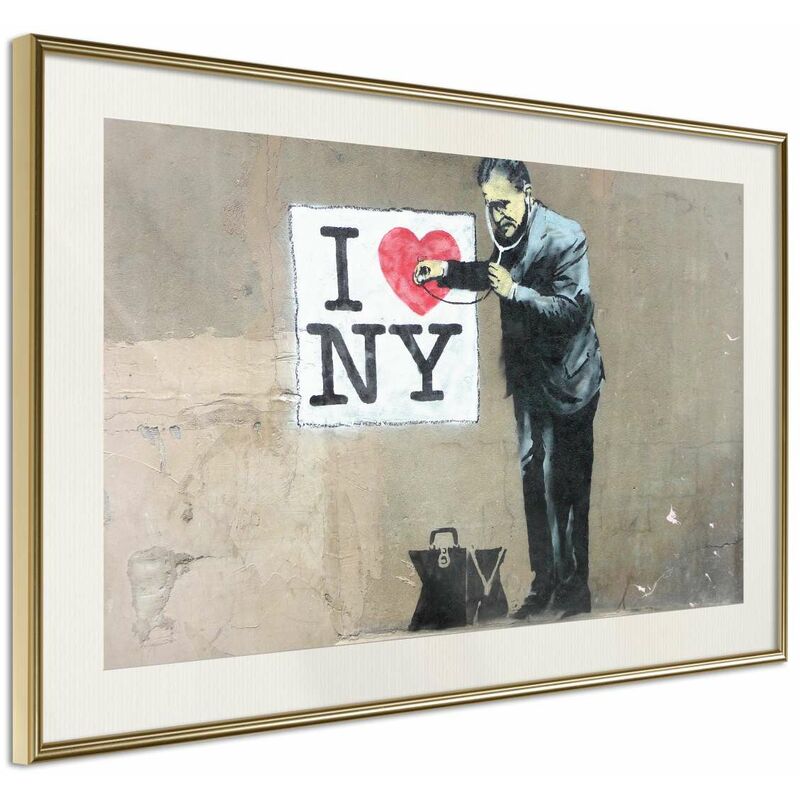 

Póster - Banksy: I Heart NY Medidas 30X20