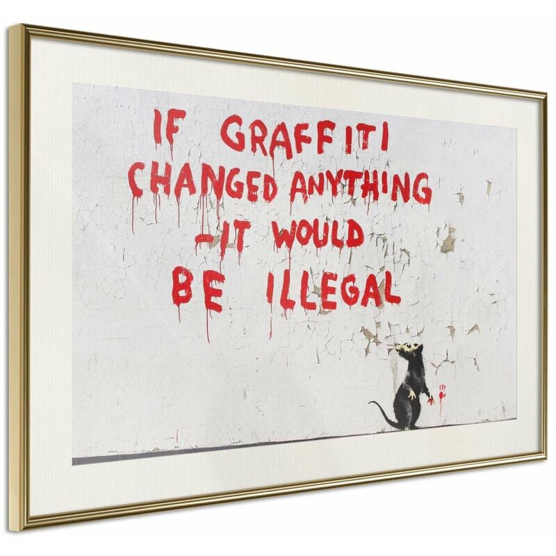 

Rtgs - Póster - Banksy: If Graffiti Changed Anything Medidas 60X40