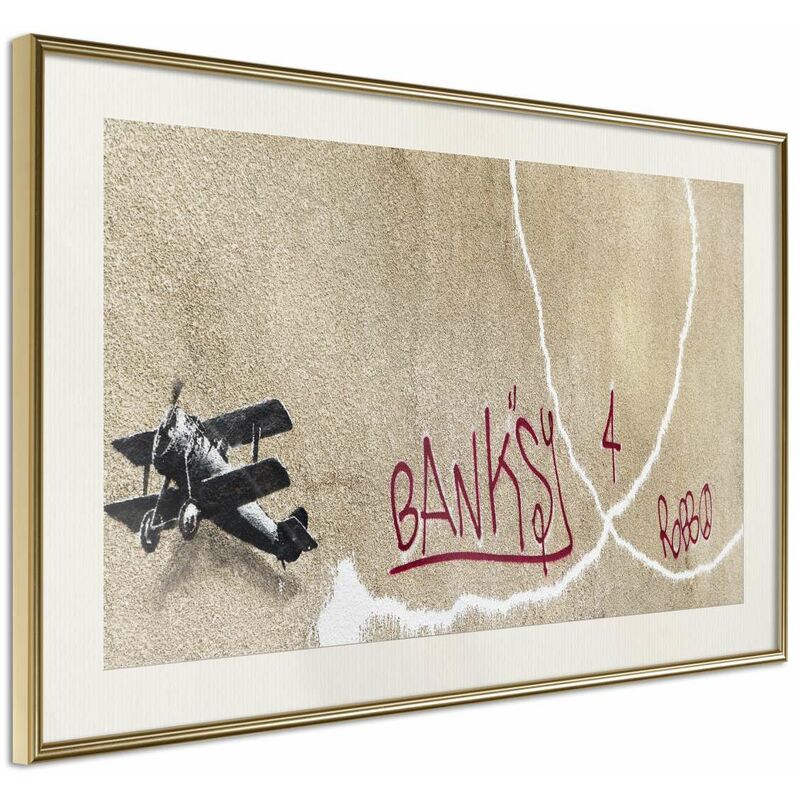 

Rtgs - Póster - Banksy: Love Plane Medidas 45X30