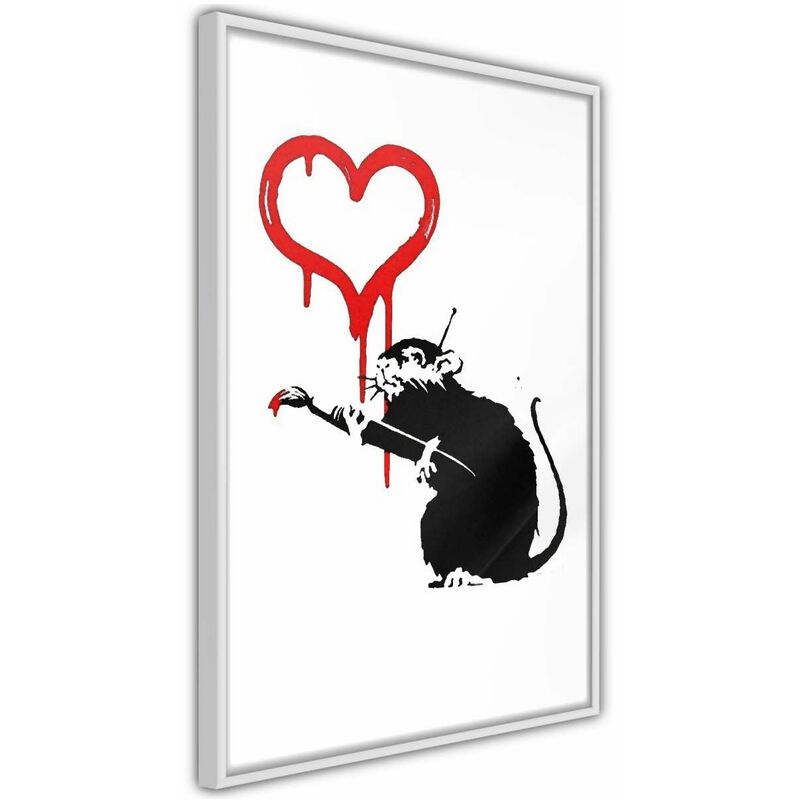 

Rtgs - Póster - Banksy: Love Rat Medidas 20X30