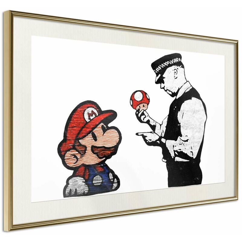 

Rtgs - Póster - Banksy: Mario and Copper Medidas 60X40