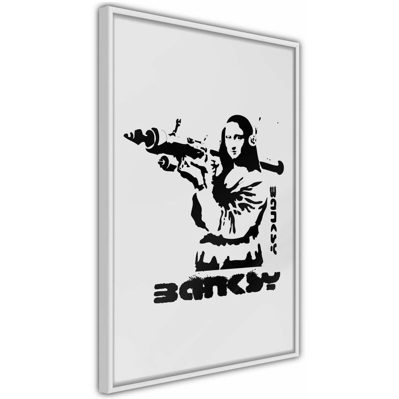 

Rtgs - Póster - Banksy: Mona Lisa with Bazooka I Medidas 20X30