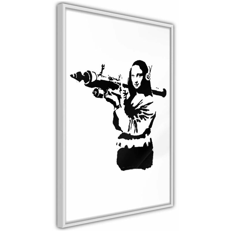 

Póster - Banksy: Mona Lisa with Bazooka II Medidas 40X60