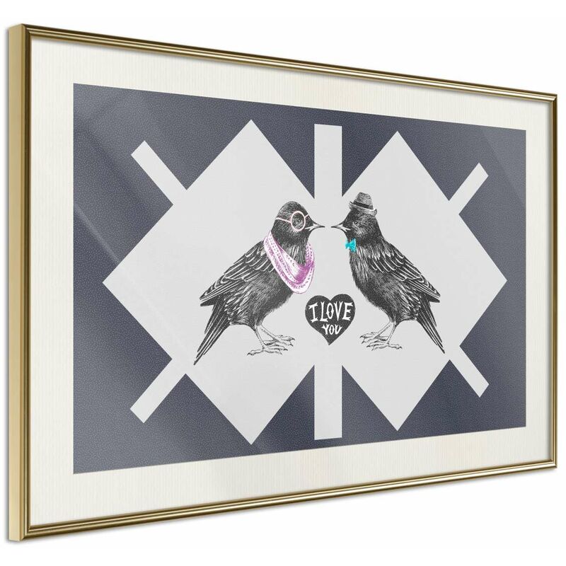 

Rtgs - Póster - Bird Love Medidas 30X20