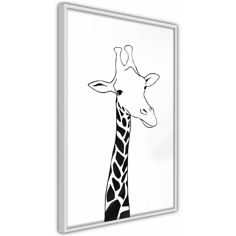 

Rtgs - Póster - Black and White Giraffe Medidas 40X60