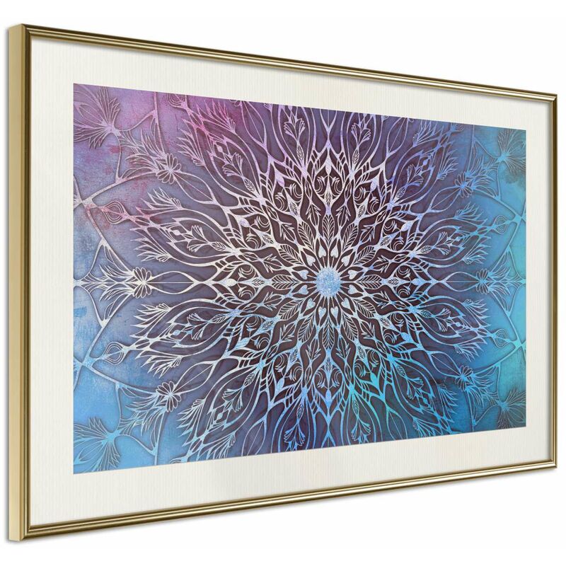 

Póster - Blue and Pink Mandala Medidas 45X30