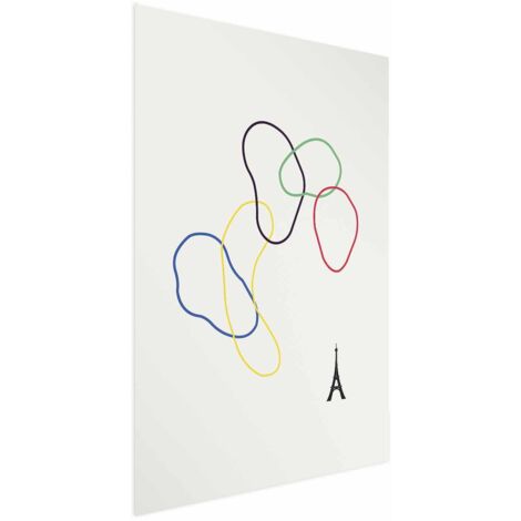 Poster – Bunte Kreise – Digitale Grafik – Minimalismus