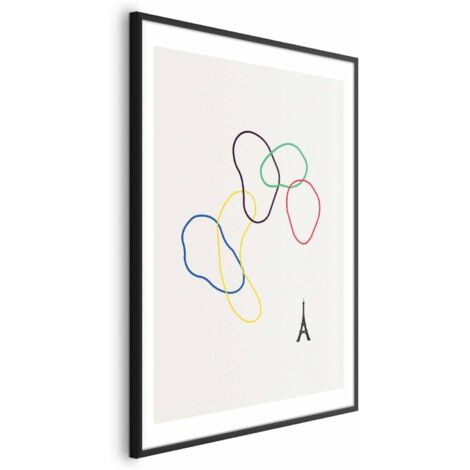 Poster – Bunte Kreise – Digitale Grafik – Minimalismus