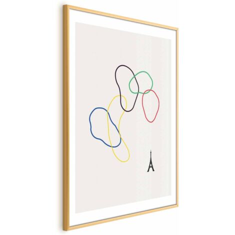 Poster – Bunte Kreise – Digitale Grafik – Minimalismus
