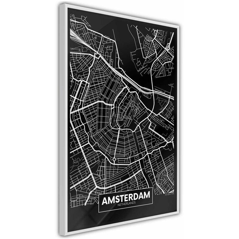 

Rtgs - Póster - City Map: Amsterdam (Dark) Medidas 30X45