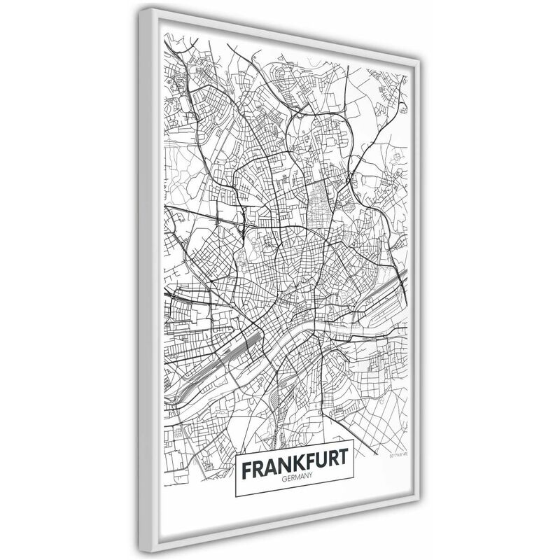 

Rtgs - Póster - City map: Frankfurt Medidas 40X60