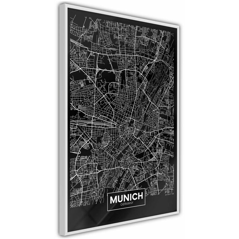 

Rtgs - Póster - City Map: Munich (Dark) Medidas 40X60