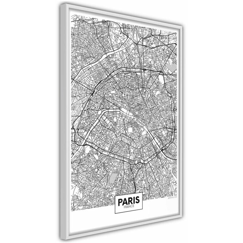 

Póster - City Map: Paris Medidas 40X60