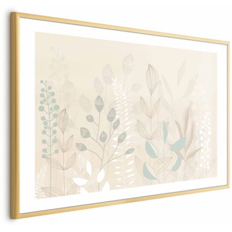 Póster - Claro en tonos pastel y beige