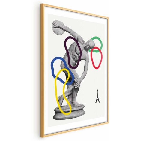 Póster - Collage gráfico - Lanzamiento de disco - Escultura