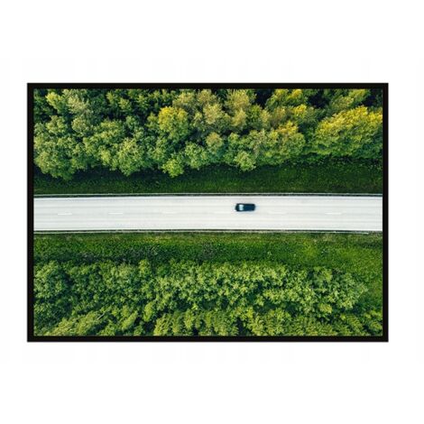 Póster con foto enmarcada 73x53 cm Carretera P1117