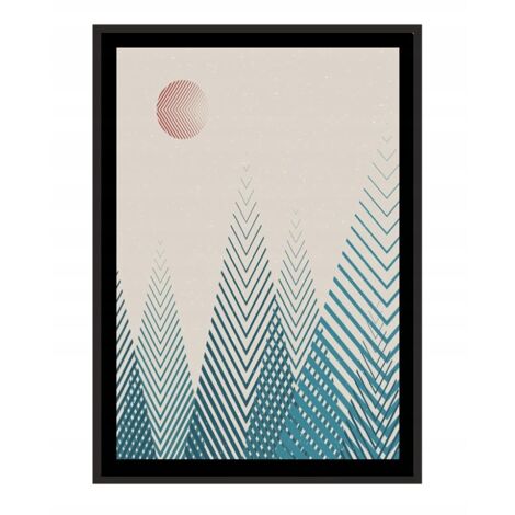 Póster con marco 43x33 cm Bosque P1160