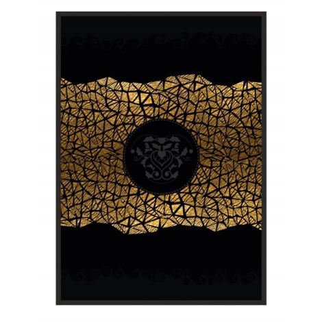 PÓSTER CON MARCO 43x33 cm Dorado P697