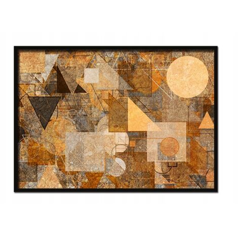 Póster con marco 43x33 cm Geometría P618