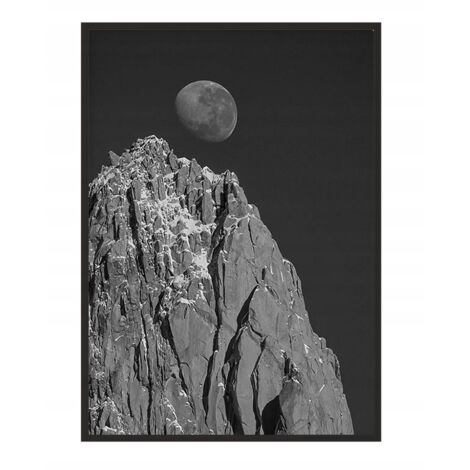Póster con marco 43x33 cm Luna P1148