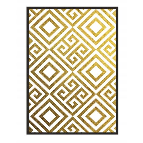 PÓSTER CON MARCO 53x73 cm Dorado P1027