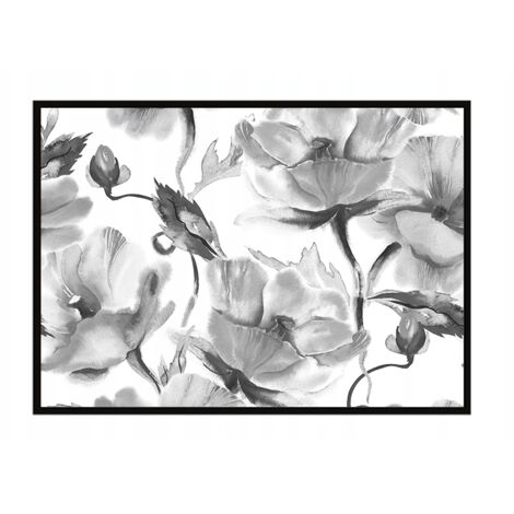 Póster con marco 53x73 cm Flores P1051