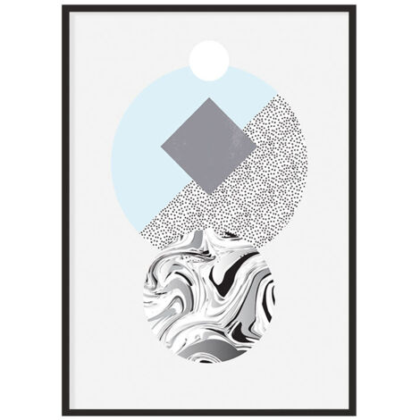Póster con marco 53x73 cm Geometría P1095