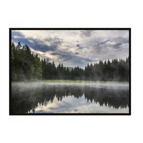 Póster con marco 53x73 cm Lago P1008