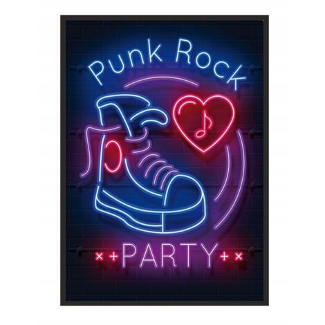Póster con marco 53x73 cm Punk P1030