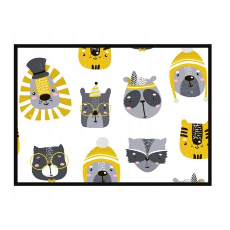 Póster con marco A4 cm Animales PD232