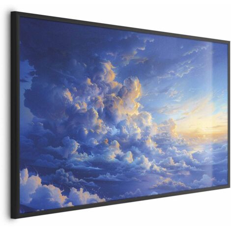 Póster - Cuando el cielo se convierte en un lienzo: La obra de arte de la naturaleza en las nubes