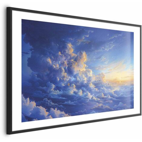 Póster - Cuando el cielo se convierte en un lienzo: La obra de arte de la naturaleza en las nubes