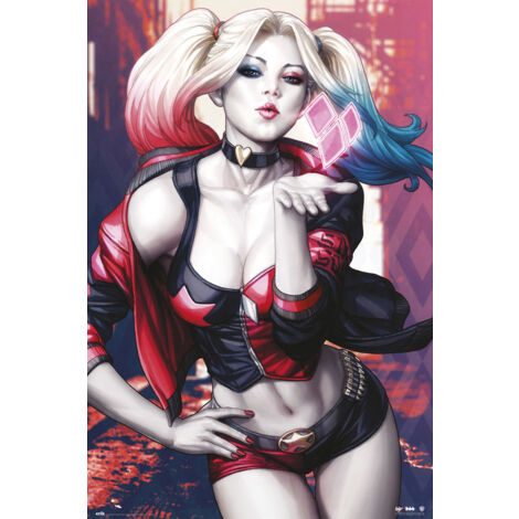 Poster dc harley quinn kiss