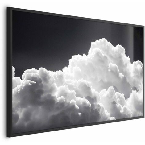 Póster - Descubre el juego infinito de la luz del sol, las nubes y las sombras en el cielo.