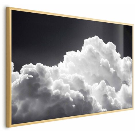 Póster - Descubre el juego infinito de la luz del sol, las nubes y las sombras en el cielo.