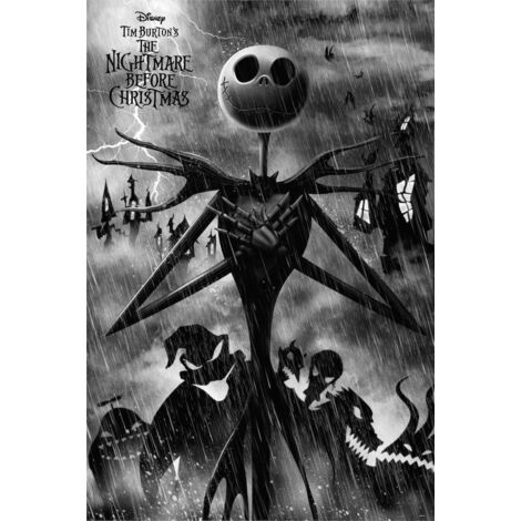 Poster disney nightmare before christmas jack skellington