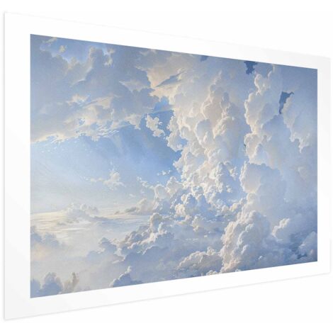 Póster - El Sol revela los secretos de las nubes: imágenes espectaculares en el cielo