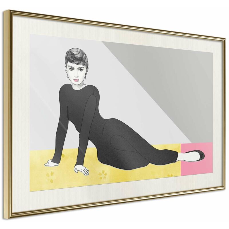 

Rtgs - Póster - Elegant Audrey Medidas 60X40