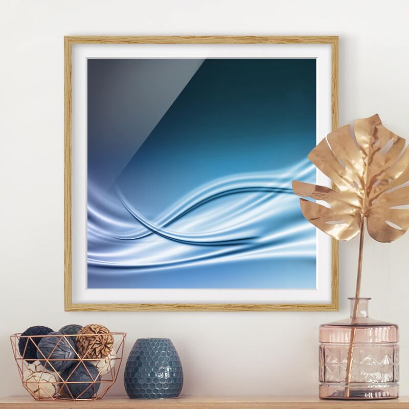 

Póster enmarcado - Abstract Design Dimensión LxA: 50cm x 50cm, Marco: Roble