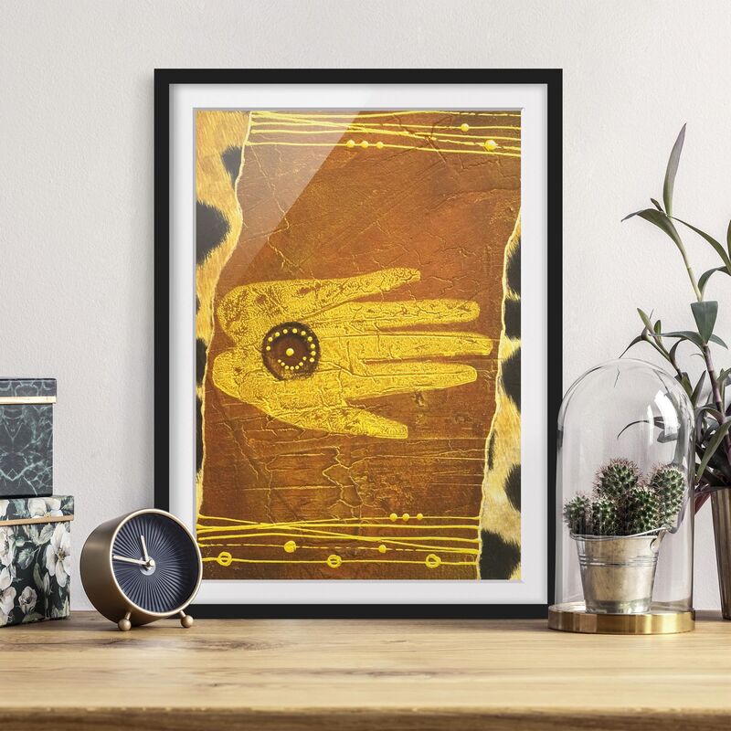 

Póster enmarcado - African Feelings Dimensión LxA: 55cm x 40cm, Marco: Negro