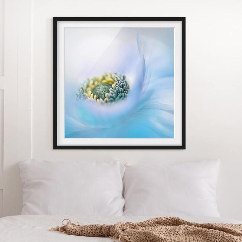 

Póster enmarcado - Anemone On The River Dimensión LxA: 70cm x 70cm, Marco: Negro