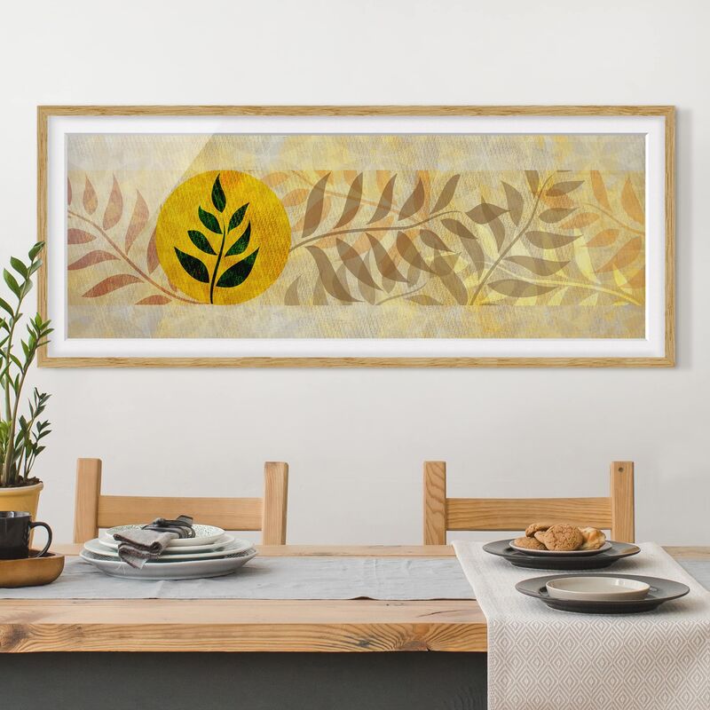 

Póster enmarcado - Modelli Asia Dimensión LxA: 40cm x 100cm, Marco: Roble
