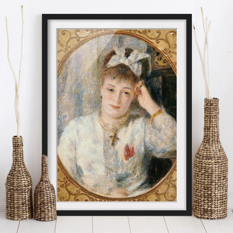 

Póster enmarcado - Auguste Renoir - Portrait Of Marie Murer Dimensión LxA: 55cm x 40cm, Marco: Negro