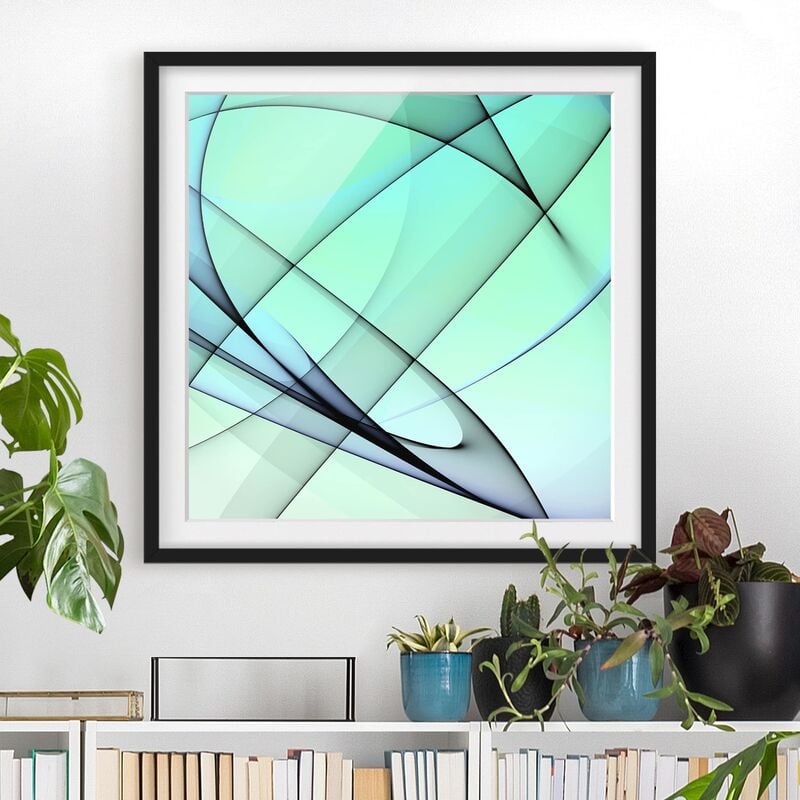 

Póster enmarcado - Autumn Shapes Dimensión LxA: 70cm x 70cm, Marco: Negro