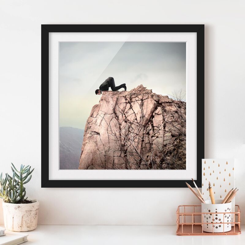 

Póster enmarcado - Balancing Act Dimensión LxA: 70cm x 70cm, Marco: Negro