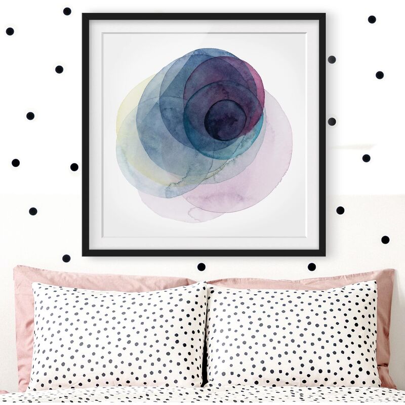 

Póster enmarcado - Big Bang - Purple Dimensión LxA: 50cm x 50cm, Marco: Negro
