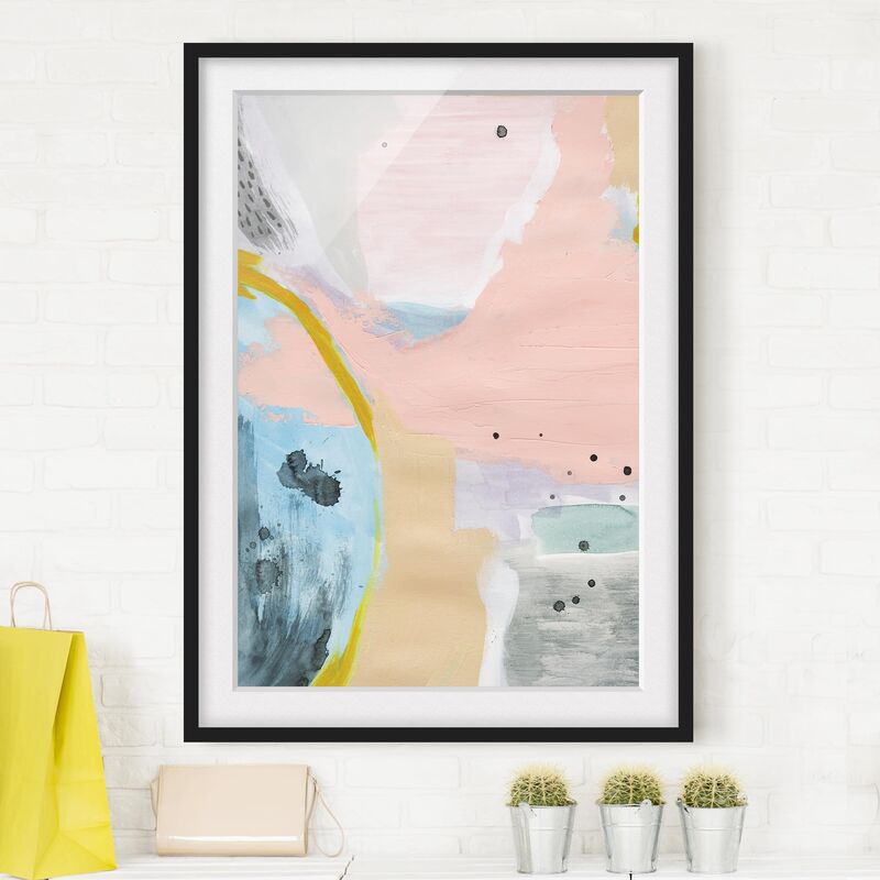 

Póster enmarcado - Offuscata All'Alba Dimensión LxA: 100cm x 70cm, Marco: Negro