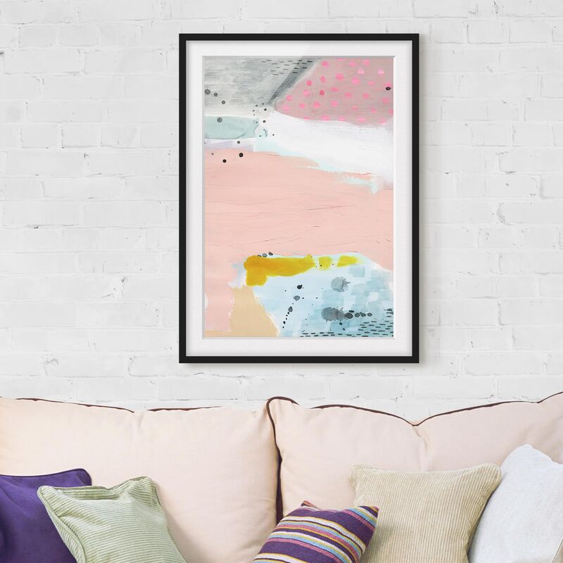 

Póster enmarcado - Offuscata Alba Ii Dimensión LxA: 70cm x 50cm, Marco: Negro
