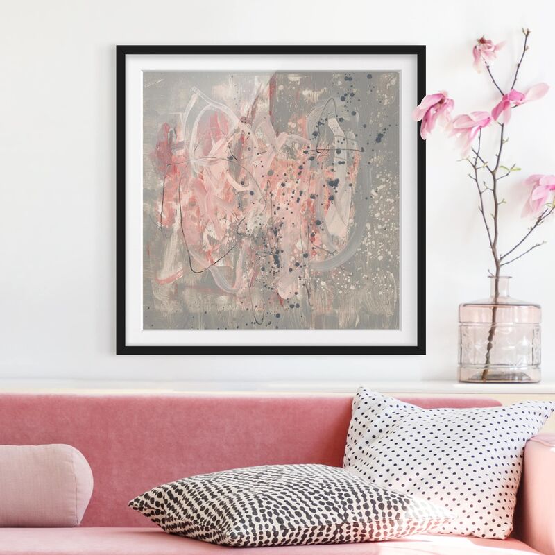 

Póster enmarcado - Blush II Dimensión LxA: 30cm x 30cm, Marco: Negro